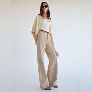 NWT Reformation Cary High-Rise Wide Leg